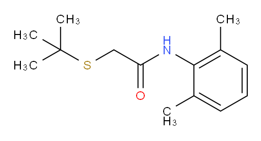 2-(tert-butylthio)-N-(2,6-dimethylphenyl)acetamide