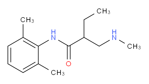 N-(2,6-dimethylphenyl)-2-((methylamino)methyl)butanamide