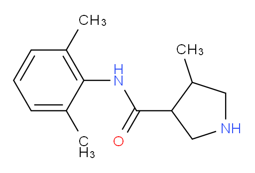 N-(2,6-dimethylphenyl)-4-methylpyrrolidine-3-carboxamide