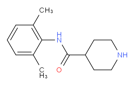 N-(2,6-dimethylphenyl)piperidine-4-carboxamide