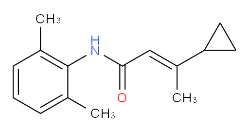 (E)-3-cyclopropyl-N-(2,6-dimethylphenyl)but-2-enamide