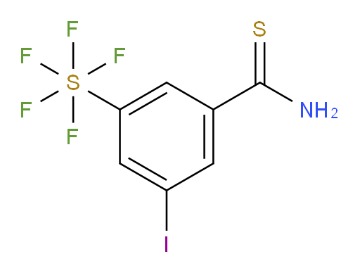[3-(Aminothioxomethyl)-5-iodophenyl]sulfur pentafluoride