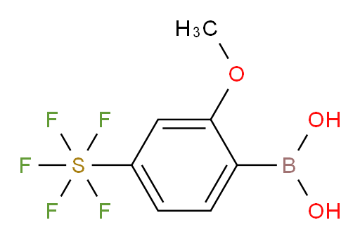 (4-(pentafluoromercapto)-2-methoxyphenyl)boronic acid