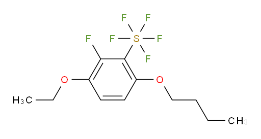 6-butoxy-3-ethoxy-2-fluoro(pentafluoromercapto)benzene