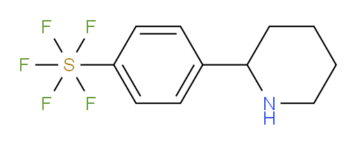 [4-(2-piperidinyl)phenyl]sulfur pentafluoride