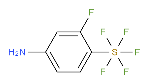 (4-amino-2-fluorophenyl)sulfur pentafluoride