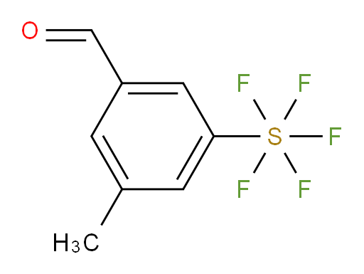 (3-formyl-5-methylphenyl)sulfur pentafluoride