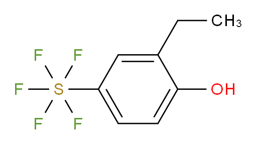 (3-Ethyl-4-hydroxyphenyl)sulfur pentafluoride