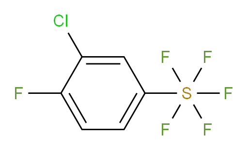 (3-Chloro-4-fluorophenyl)sulfur pentafluoride