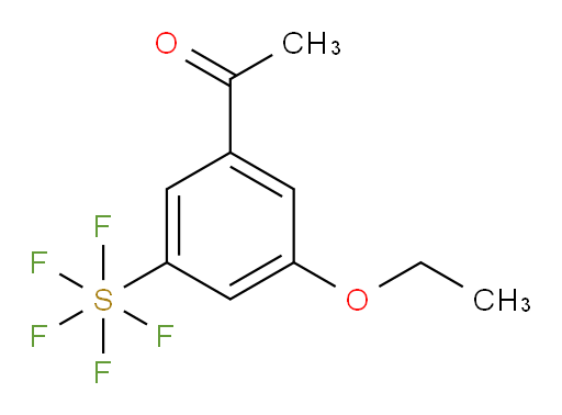 (3-Acetyl-5-ethoxyphenyl)sulfur pentafluoride
