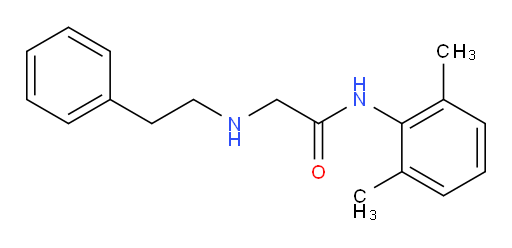 N-(2,6-dimethylphenyl)-2-(phenethylamino)acetamide
