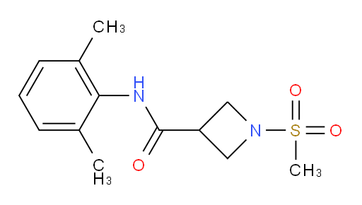 N-(2,6-dimethylphenyl)-1-(methylsulfonyl)azetidine-3-carboxamide