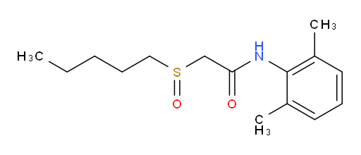 N-(2,6-dimethylphenyl)-2-(pentylsulfinyl)acetamide