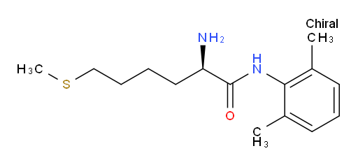 (R)-2-amino-N-(2,6-dimethylphenyl)-6-(methylthio)hexanamide