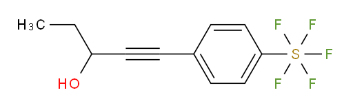 1-(4-(pentafluoromercapto)phenyl)pent-1-yn-3-ol