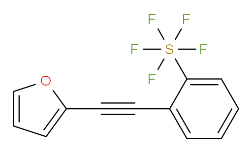 2-(furan-2-ylethynyl)(pentafluoromercapto)benzene