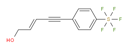 (E)-5-(4-(pentafluoromercapto)phenyl)pent-2-en-4-yn-1-ol