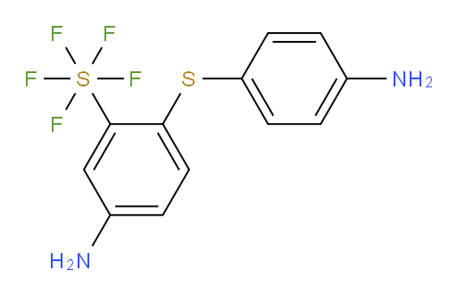 [5-amino-2-[(4-aminophenyl)thio]phenyl]sulfur pentafluoride