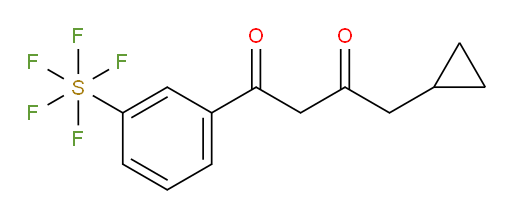 [3-(4-Cyclopropyl-1,3-dioxobutyl)phenyl]sulfur pentafluoride