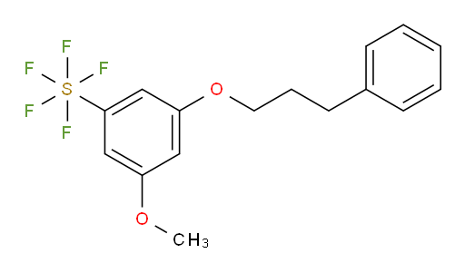 [3-methoxy-5-(3-phenylpropoxy)phenyl]sulfur pentafluoride