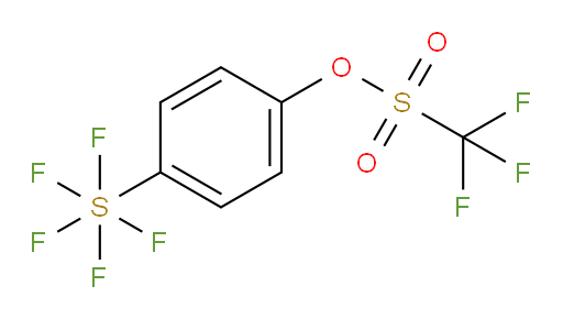 4-(pentafluoromercapto)phenyl trifluoromethanesulfonate