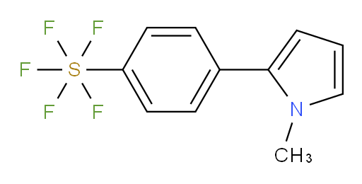 4-(1-methyl-1H-pyrrol-2-yl)(pentafluoromercapto)benzene