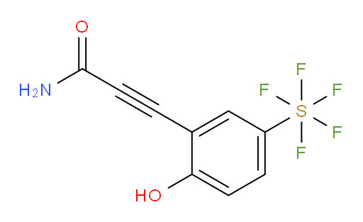 3-(2-hydroxy-5-(pentafluoromercapto)phenyl)propiolamide