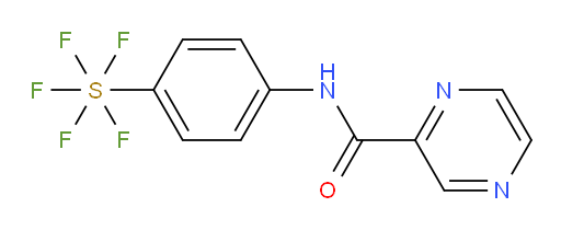 [4-[(2-pyrazinylcarbonyl)amino]phenyl]sulfur pentafluoride