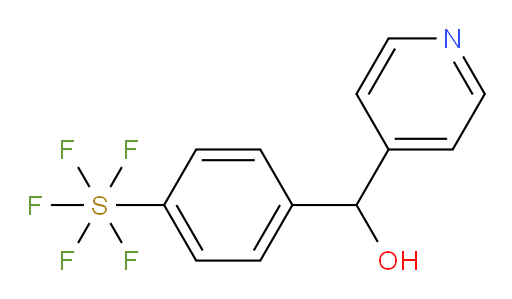 [4-(hydroxy-4-pyridinylmethyl)phenyl]-sulfur pentafluoride