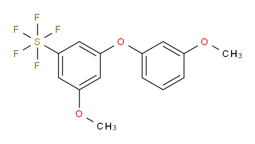 [3-methoxy-5-(3-methoxyphenoxy)phenyl]sulfur pentafluoride