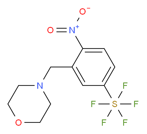 3-(morpholinomethyl)-4-nitro(pentafluoromercapto)benzene