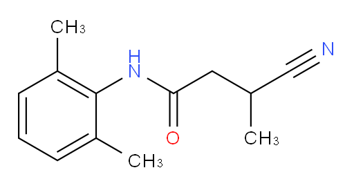 3-cyano-N-(2,6-dimethylphenyl)butanamide