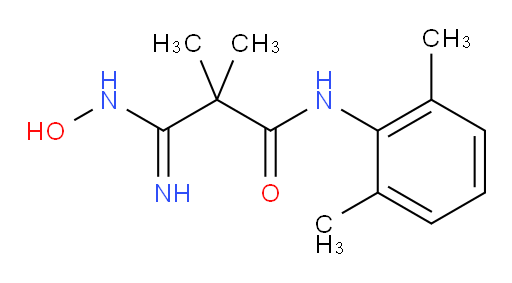 N-(2,6-dimethylphenyl)-3-(hydroxyamino)-3-imino-2,2-dimethylpropanamide
