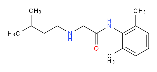 N-(2,6-dimethylphenyl)-2-(isopentylamino)acetamide