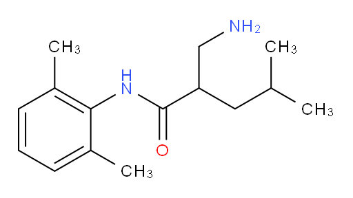 2-(aminomethyl)-N-(2,6-dimethylphenyl)-4-methylpentanamide