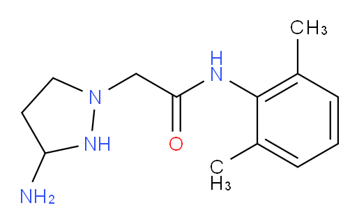 2-(3-aminopyrazolidin-1-yl)-N-(2,6-dimethylphenyl)acetamide
