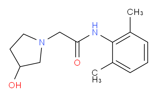 N-(2,6-dimethylphenyl)-2-(3-hydroxypyrrolidin-1-yl)acetamide