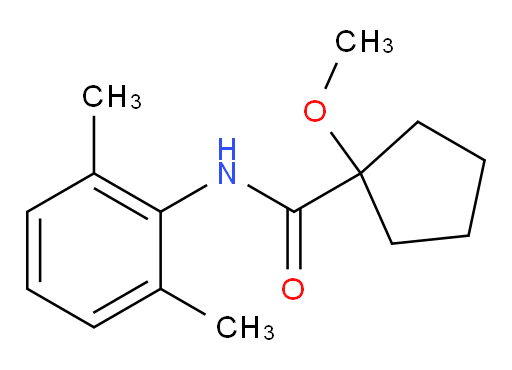 N-(2,6-dimethylphenyl)-1-methoxycyclopentanecarboxamide