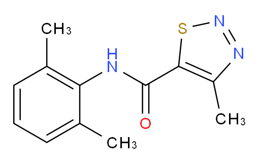 N-(2,6-dimethylphenyl)-4-methyl-1,2,3-thiadiazole-5-carboxamide