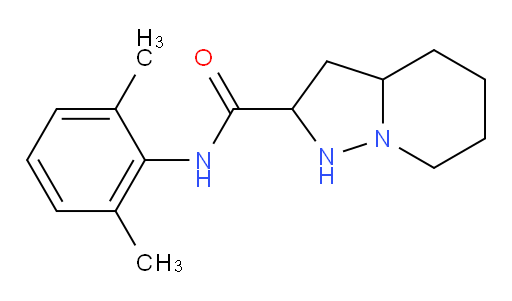 N-(2,6-dimethylphenyl)octahydropyrazolo[1,5-a]pyridine-2-carboxamide