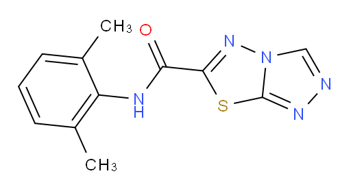 N-(2,6-dimethylphenyl)-[1,2,4]triazolo[3,4-b][1,3,4]thiadiazole-6-carboxamide