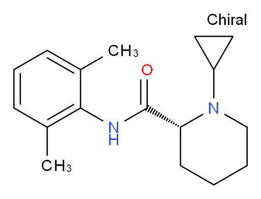 (R)-1-cyclopropyl-N-(2,6-dimethylphenyl)piperidine-2-carboxamide