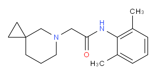 N-(2,6-dimethylphenyl)-2-(5-azaspiro[2.5]octan-5-yl)acetamide