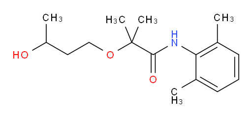 N-(2,6-dimethylphenyl)-2-(3-hydroxybutoxy)-2-methylpropanamide