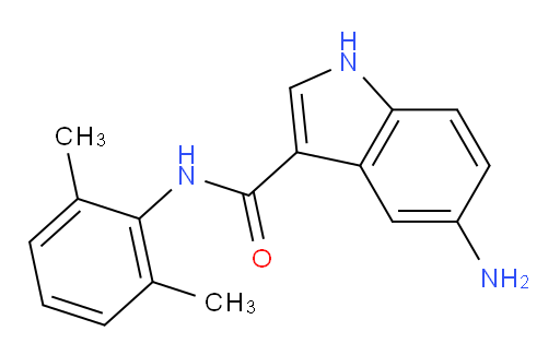 5-amino-N-(2,6-dimethylphenyl)-1H-indole-3-carboxamide