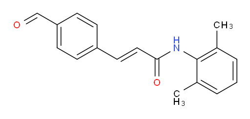 (E)-N-(2,6-dimethylphenyl)-3-(4-formylphenyl)acrylamide