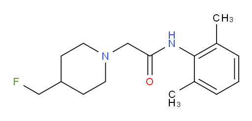 N-(2,6-dimethylphenyl)-2-(4-(fluoromethyl)piperidin-1-yl)acetamide