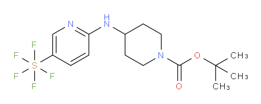 tert-butyl 4-((5-(pentafluoromercapto)pyridin-2-yl)amino)piperidine-1-carboxylate