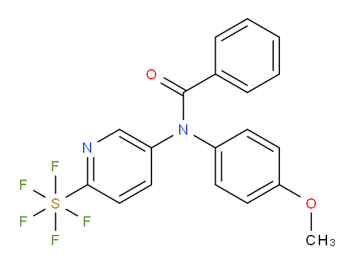 N-(6-(pentafluoromercapto)pyridin-3-yl)-N-(4-methoxyphenyl)benzamide