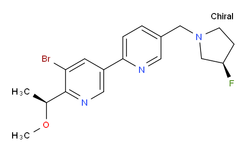 5'-bromo-5-(((R)-3-fluoropyrrolidin-1-yl)methyl)-6'-((S)-1-methoxyethyl)-2,3'-bipyridine